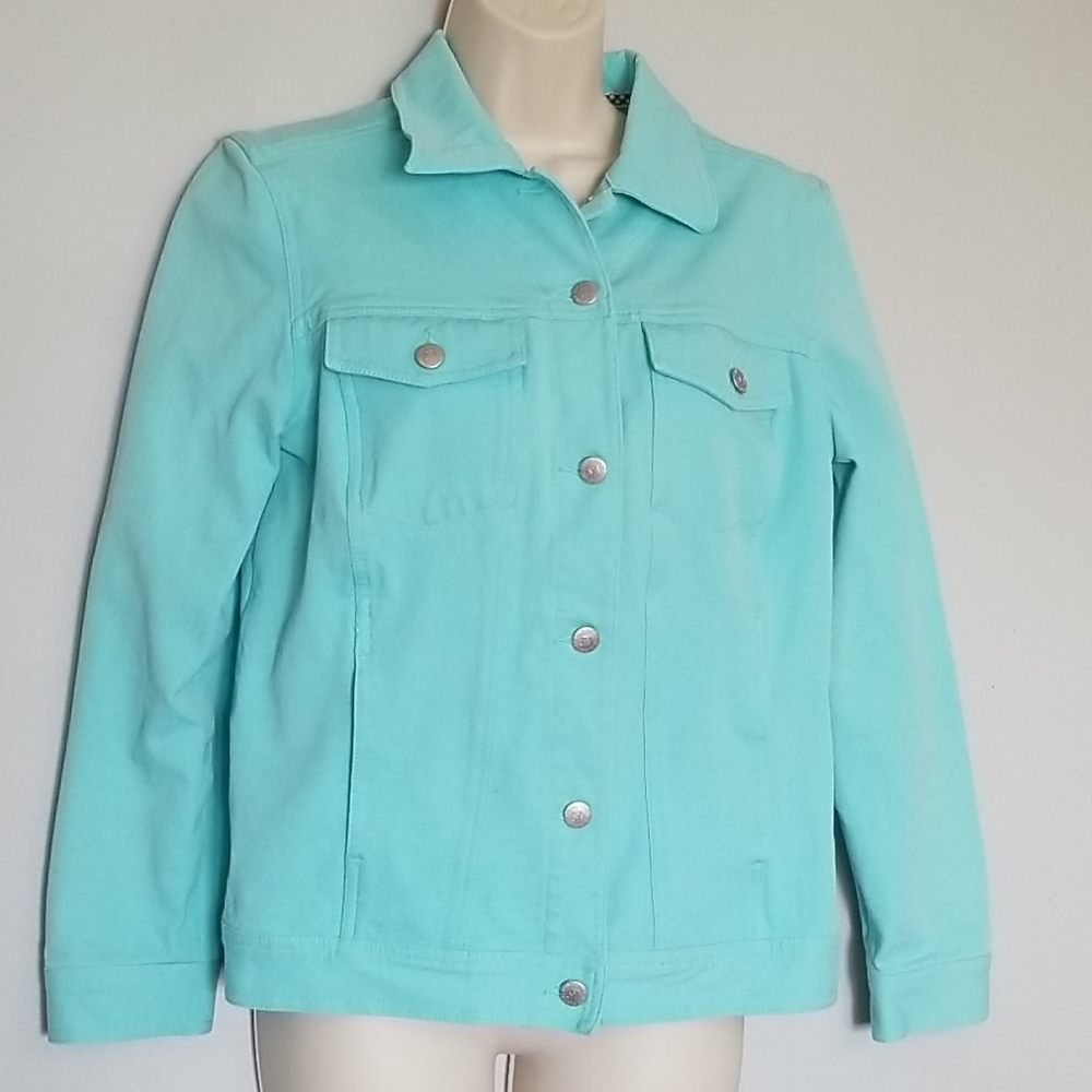 Real Clothes Saks 5th Ave. Blue Denim Jacket